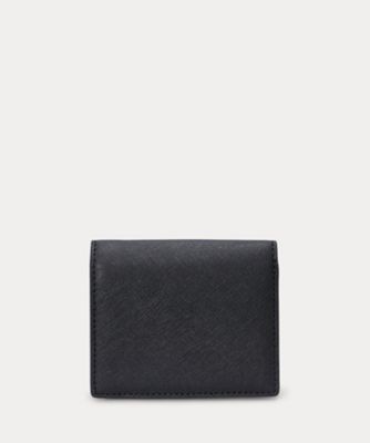 POLO RALPH LAUREN/クロスハッチレザー スナップウォレット クロスハッチ レザー コンパクト ウォレット | ラルフ ローレン