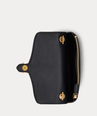 ペブルド レザー Bradley クロスボディ ウォレット