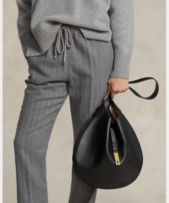 POLO RALPH LAUREN■ラルフローレン RLL ロゴ ラージ バック 新作! Ralph Lauren(ラルフ)レザー RLLロゴ ショルダーバッグ