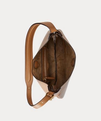 Polo ID ミディアム レザーショルダーバッグ