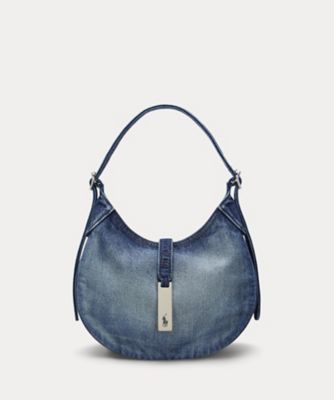 ＜POLO RALPH LAUREN WOMENS (Women)＞Ｐｏｌｏ　ＩＤ　デニム　スモール　ショルダー　バッグ　ＷＡＰＯＢＡＧ０２Ｖ２０１５７