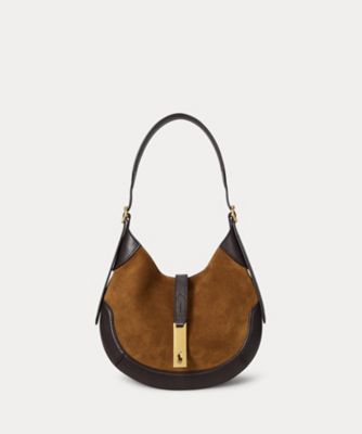 ＜POLO RALPH LAUREN WOMENS (Women)＞Ｐｏｌｏ　ＩＤ　スエードレザー　スモール　ショルダー　バッグ　ＷＡＰＯＢＡＧ０２Ｖ２０１７０