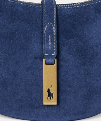 Polo ID スエード ミニ ショルダー バッグ