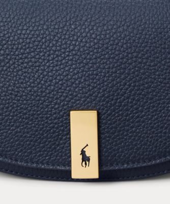 【Ralph Lauren】サドルシルエット♪ ポロID ミニサドルバッグ Polo ID レザー ミニ サドル バッグ | ラルフ ローレン公式