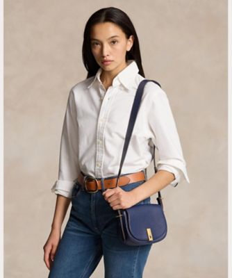 Polo ID レザー ミニ サドル バッグ
