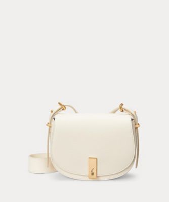 ＜POLO RALPH LAUREN WOMENS (Women)＞Ｐｏｌｏ　ＩＤ　レザー　サドル　バッグ　ＷＡＰＯＢＡＧ０３５２００９５