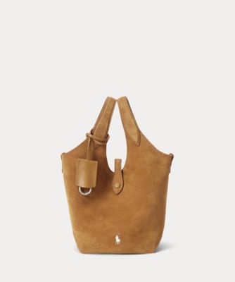 POLO RALPH LAUREN WOMENS (Women)/ポロ ラルフ ローレン Ｐｏｌｏ　Ｐｌａｙ　スエード　スモール　トート　＆　クロスボディ　ＷＡＰＯＢＡＧ０３５２０１１１