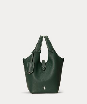 素敵【Ralph Lauren】ポロプレイ スモールトート＆クロスボディ Polo Play レザー スモール トート ＆ クロスボディ