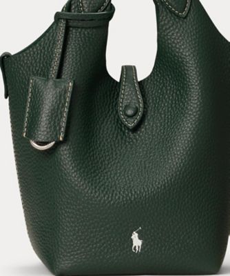 Polo Play ポロプレイ　スモール　トート&クロスボディ　黒 Polo Play レザー スモール トート & クロスボディ （トート