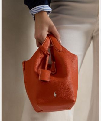 Polo Play レザー スモール トート ＆ クロスボディ