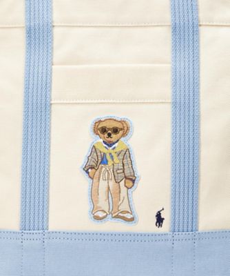 ★POLO RALPH LAUREN★ポロベア キャンバス ミディアム トート キャンバス ミディアム Polo ベア トート｜ポロ ラルフ ローレン
