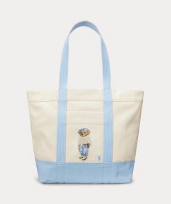 POLO RALPH LAUREN WOMENS (Women)/ポロ ラルフ ローレン Polo ベア キャンバス ミディアム トート WAPOBAG0G620441