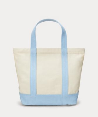 Polo Ralph Lauren◆スモール ベア コットンツイル トートバッグ Polo Ralph Lauren◇スモール ベア コットンツイル トートバッグ