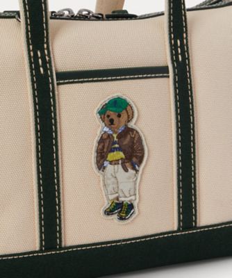 ポロラルフローレン ポロベア キャンバス ミニ ショッパー トートバッグ