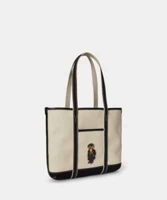 Polo ベア キャンバス スモール ショッパー トート