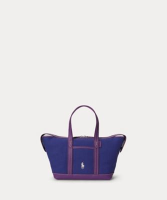 ＜POLO RALPH LAUREN WOMENS (Women)＞コットン　キャンバス　ミニ　ショッパー　トート　ＷＡＰＯＢＡＧ０Ｇ６２０５０６