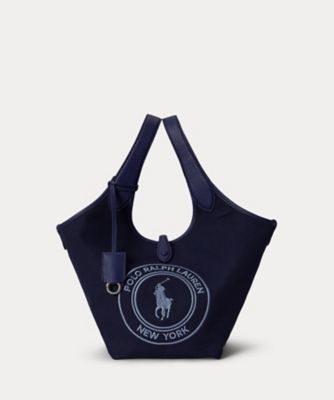 ＜POLO RALPH LAUREN WOMENS (Women)＞Ｐｏｌｏ　Ｐｌａｙ　ロゴ　キャンバス　トート　ＷＡＰＯＢＡＧ０Ｇ６２０５２３