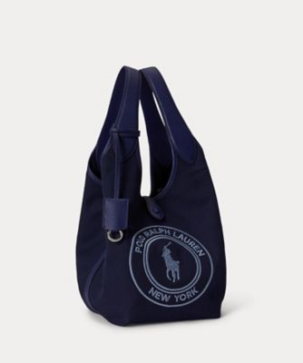 POLO RALPH LAUREN キャンバス　トートバッグ Polo ベア コットン キャンバス トート