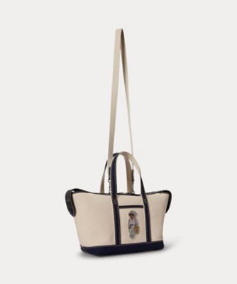 Polo ベア キャンバス ミニ ショッパー トート