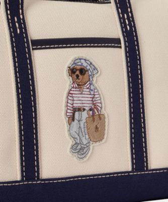 Polo ベア キャンバス ミニ ショッパー トート