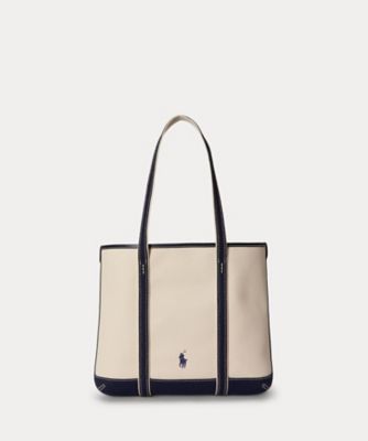 Polo ベア キャンバス スモール ショッパー トート