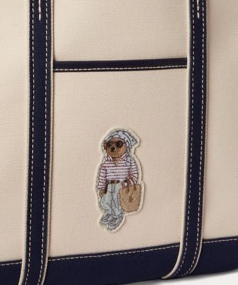 Polo ベア キャンバス スモール ショッパー トート