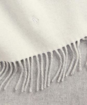 フリンジトリム ウール マフラー WAPOSCV0J320266