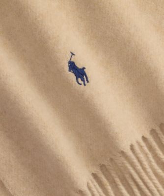 フリンジトリム ウール マフラー WAPOSCV0J320337