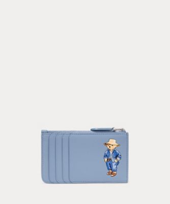 ＜POLO RALPH LAUREN WOMENS (Women)＞Ｐｏｌｏ　ベア　レザー　ジップ　カード　ケース　ＷＡＰＯＳＬＧ０２３２００５９