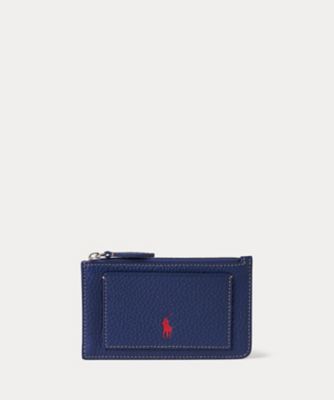 ＜POLO RALPH LAUREN WOMENS (Women)＞Ｐｏｌｏ　Ｐｌａｙ　レザー　ジップ　カード　ケース　ＷＡＰＯＳＬＧ０２３２００６２