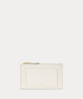 Polo Ralph Lauren ポロベア レザー ジップ カード ケース Polo ベア レザー ジップ カード ケース | POLO RALPH