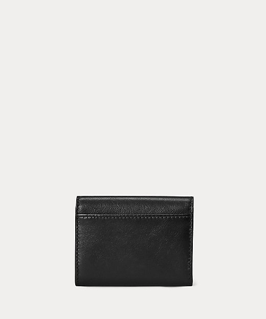 Polo ID レザー フォールドオーバー カード ケース Polo ID レザー フォールドオーバー カード ケース