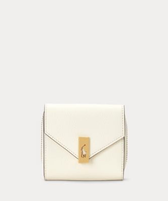 ＜POLO RALPH LAUREN WOMENS (Women)＞Ｐｏｌｏ　ＩＤ　レザー　コンパクト　ウォレット　ＷＡＰＯＳＬＧ０Ｇ２２０１０７