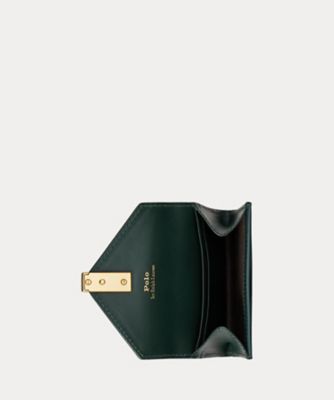 Polo ID レザー フォールドオーバー カード ケース