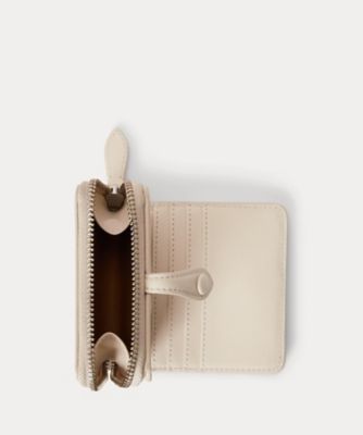 Polo ベア レザー コンパクト ウォレット