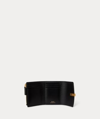 Polo ID レザー コンパクト ウォレット