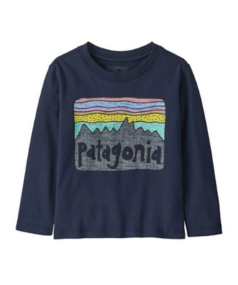 PATAGONIA (Baby&Kids)/パタゴニア ベビー・ロングスリーブ・リジェネラティブ・オーガニック・サーティファイド・コットン・フィッツロイ・スカイズ・ティー　６０３７４