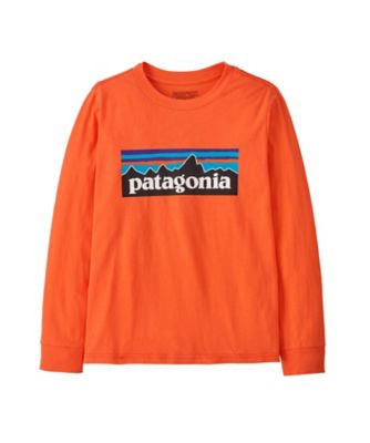 ＜PATAGONIA (Baby&Kids)＞キッズ・ロングスリーブ・Ｐー６　ロゴ・Ｔシャツ　６２２７５