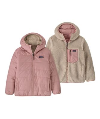 美品　patagonia キッズ・リバーシブル・レディ・フレディ・フーディ　L キッズ・リバーシブル・レディ・フレディ・フーディ 68095