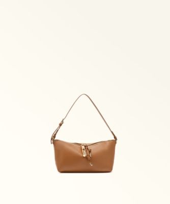 【極美品】FURLA モンマルトルレザー 2Wayショルダーバッグ ベージュ FURLA DEBBY MINI SHOULDER BAG SOFT
