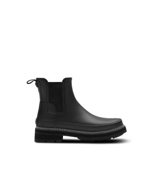 レインブーツ　ＷＯＭＥＮＳ　ＲＥＦＩＮＥＤ　ＣＨＥＬＳＥＡ　ＳＴＩＴＣＨ　ＤＥＴＡＩＬ　ＢＯＯＴＳ