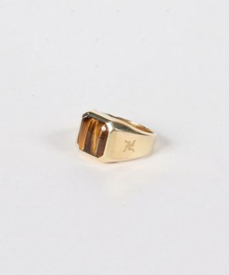 ＜WACKO MARIA (Men)＞リング　ＴＩＧＥＲ’Ｓ　ＥＹＥ　ＳＩＧＮＥＴ　ＲＩＮＧ　（ＴＹＰＥ－１）　ＷＭＧＰ－ＲＧ０６