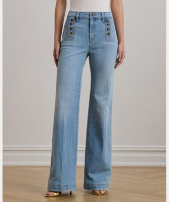 ローレン ラルフ ローレン LAUREN RALPH LAUREN ハイライズ フレア ジーンズ （400ブルー） ハイライズ フレア ジーンズ （デニムパンツ）｜LAUREN RALPH
