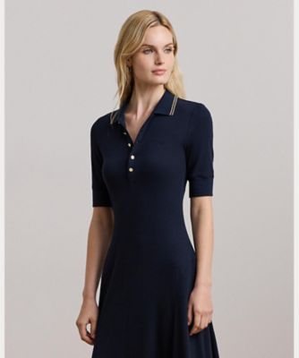 RALPH LAURENラルフローレン ホワイトスパンコールドレス