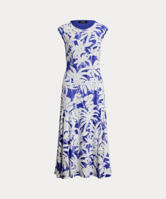 ＜LAUREN RALPH LAUREN (Women)＞パームフロンドプリント　ストレッチ　ジャージー　ドレス　ＷＭＬＲＤＲＳＳＮ８２０１３７