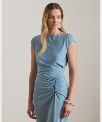 RALPH LAUREN ラルフローレン マッケンジー プラッドスリープドレス Polo Ralph Lauren Check Slip Midi-Dress | Saks Fifth Avenue