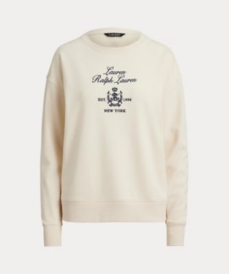 ＜LAUREN RALPH LAUREN (Women)＞エンブロイダリークレスト　フリース　プルオーバー　ＷＭＬＲＫＮＩＳ６８２０２１７