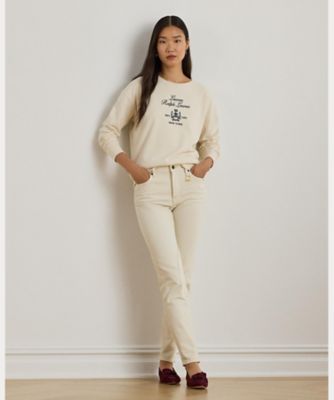 エンブロイダリークレスト フリース プルオーバー