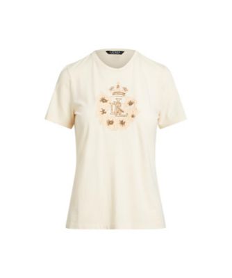 ＜LAUREN RALPH LAUREN (Women)＞ビーデッドロゴジャージーＴシャツ