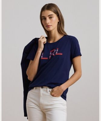 ビーデッドロゴ　コットン　ジャージー　Ｔシャツ　ＷＭＬＲＫＮＩＳＮ８２０２７１